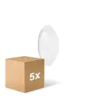 Mehrfachpackung 5x Ledvance Surface rund 250 13W 840 960lm Weiß IP44 | inkl. Sensor - Kaltweiß