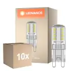Mehrfachpackung 10x Ledvance Performance LED Capsule Klar G9 2.6W 320lm - 840 Kaltweiß | Ersatz Für 30W