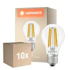 Mehrfachpackung 10x Ledvance Classic LED E27 Birne Fadenlampe Klar 11W 1521lm - 827 Extra Warmweiß | Ersatz Für 100W