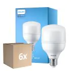 Mehrfachpackung 6x Philips CorePro LED E27 Matt 20W 2050lm - 830 Warmweiß | Ersatz Für 120W