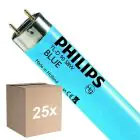 Mehrfachpackung 25x Philips MASTER TL-D 58W - Blau | 150cm