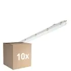 Mehrfachpackung 10x Philips LED Feuchtraumleuchte Ledinaire WT065C 30/53W 4100/6800lm - 840 Kaltweiß | 150cm - Durchgangsverdrahtung