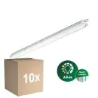Mehrfachpackung 10x Philips LED-Feuchtraumleuchte Coreline WT120C G3 28W 4600lm - 840 Kaltweiß | 120cm - Ersatz Für 2x36W