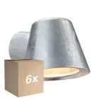 Mehrfachpackung 6x Nordlux Aleria Wandleuchte Verzinkter Stahl Grau | Geeignet für GU10