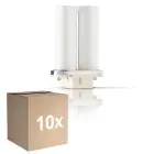 Mehrfachpackung 10x Philips MASTER PL-S 9W - Actinic BL | 2-Pins