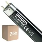 Mehrfachpackung 25x Philips MASTER TL-D 18W - Blacklight Blau | 60cm
