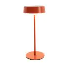 Eglo Tischlampe Simeri Solar Stahl Orange 3W 250lm - 830-860 Abstimmbares Weiß | IP44 - Berührungsdimmbar - USB-C