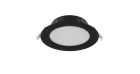Noxion LED Downlight Hera Eben Einbau Schwarz 9W 900lm 80D - 827-830-840 CCT | 132mm - Ausschnitt 120mm